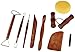 Jack Richeson 210570 Deluxe 8 Piece Basic Potters Assortment