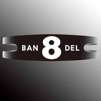 【クリックで詳細表示】Amazon.co.jp ｜ BANDEL(バンデル) BRACELET ブレスレット ナンバー シリーズ No.8 ブラック L(19cm) ｜ スポーツ＆アウトドア 通販