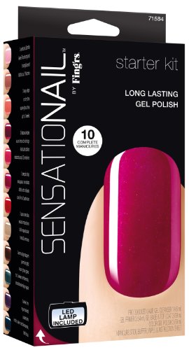 Sensationail Vernis Gel Semi Permanent Starter Kit Raspeberry Wine Sensationail Vernis Gel Semi Permanent Starter Kit Raspeberry Wine