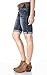 WallFlower Juniors Belted Bermuda Denim Shorts