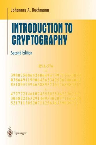 introduction to cryptography undergraduate texts in mathematics