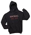 Softball Mom Sweatshirt Hooded Rhinestone