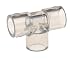 Clear PVC 45 Degree Tee Schedule 40 1 Item Number 432113 (Pack of 1)