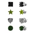 Tressa Sterling Silver Cubic Zirconia Stud Earrings (Set of 4)