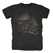Universal Music Shirts Lena - Kassettenrekorder 4826136 Unisex - Erwachsene Shirts/ T-Shirts, Gr. 40/42 (L), Schwarz (schwarz)