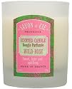 Savon et Cie Scented Candle, Wild Rose, 5.8 oz (165 g) (Pack of 2)