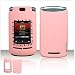 PCMICROSTORE Brand Motorola RAZR2 V8 V9m (NOT Compatible with AT&T V9) Pink Rubberize Diamond Snap-On Crystal Case Cover