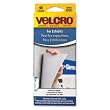 Velcro Hook Only Chevrons, 48 Ct, White (90834)