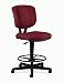 HON Volt H5705 Task Stool, Burgundy