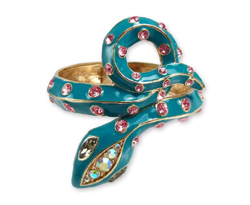 Betsey Johnson Jungle Fever Snake Bangle Bracelet