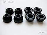 8 Large Black Replacement Earbuds Tips Motorola S10-hd S10 Bluetooth Stereo ....