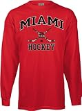 Miami University Redhawks Perennial Hockey Long Sleeve T-Shirt
