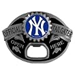 New York Yankees Bottle Opener Tailgater Belt Buckle - MLB Baseball Fan Shop Accessories