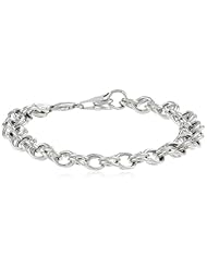 14K Gold 7.9mm Charm Bracelet, 7.25"