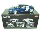 Kyosho 1/18 Audi R8 V10 Blue Silver Blade # 9213B