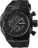 Brera Orologi - Supersportivo Black IPMens Watch - 48MM - BRSSC4903