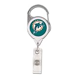 Miami Dolphins Premium Retractable Badge Holder