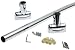 Shower Solutions 5 Foot Crescent Shower Rod, Polished Stainless