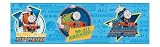 York Wallcoverings BT2904BD Thomas The Train Border, Ocean Blue/Tangerine Orange/Lime Green/Stop Sign Red/Black Onyby
