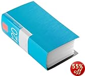 BUFFALO CD&DVDファイルケース ブックタイプ 120枚収納 ブルー BSCD01F120BL