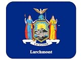 US State Flag - Larchmont, New York (NY) Mouse Pad