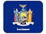 US State Flag - Larchmont, New York (NY) Mouse Pad