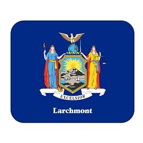 US State Flag - Larchmont, New York (NY) Mouse Pad