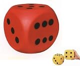 Everrich EVAJ-0010 5 Inch Math Foam Dice - Set of 3