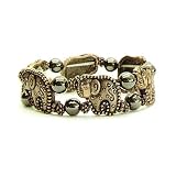 Hematite Magnetic Bracelet - Elephant