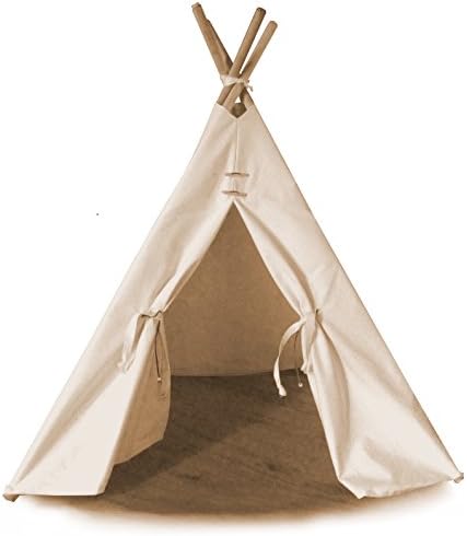Eagles Nest 3' Canvas Teepee with Poles