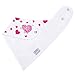 My Mini McGee Baby Bandana Bibs with Snaps, 4 Pack, Baby bibs for Girls, Infants and Toddlers, Lovebird Collection, Baby Gift