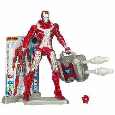 Iron Man 2 Movie 4 Inch Action Figure Iron Man Mark V Suitcase