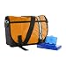 DadGear Retro Stripe Courier Bag - Blue