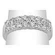 14K White Gold Diamond Ring/Band - 1.50 Ct.