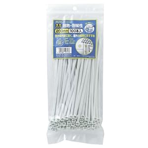 【クリックで詳細表示】ELPA 結束バンド(200mm) 100本入り： 家電・カメラ