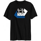 T SHIRT BLACK 'XL' KRAV MAGA