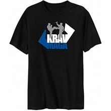 T SHIRT BLACK "XL" KRAV MAGA