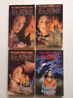 Fear Street Saga (4 Books) #1 Betrayal; #2 Secret; #3 Burning; #9 Heart of the Hunter