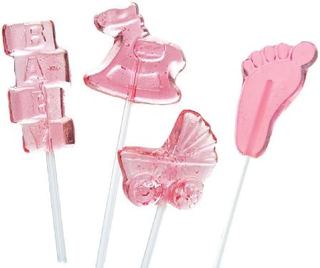 12 CT It's a Girl Baby Shower Lollipop