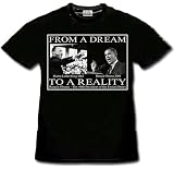 Barack Obama & Martin Luther King From Dream To Reality T-Shirt