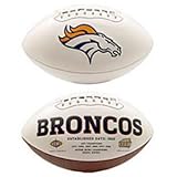 Denver Broncos Embroidered Signature Series Football (Quantity of 1)