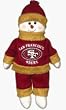 San Francisco 49ers 10" Snowflake Friends Snowman - NFL Football