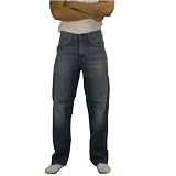 Ecko Unlimited Mens Washed Blue Baggy Fit Denim Jeans by Marc Ecko