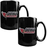 NFL Black Ceramic Mug Set Team Name