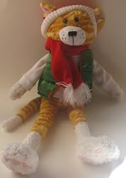 Henry the Cat Holiday Plush 17" Seattle's Best