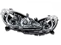 FK Automotive FKFSPG121 Angel Eyes Scheinwerfer passend f&uuml;r Peugeot 307 Baujahr 01-06, chrom