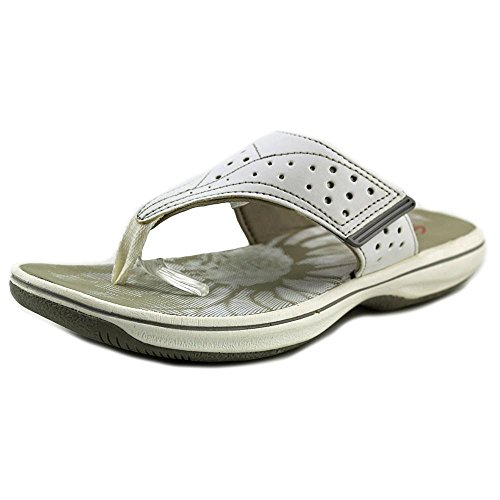 Clarks Brinkley Open Toe Synthetic Thong Sandal