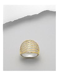 CZ Ring In 92.5 Sterling Silver