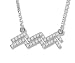Diamond (.20 ctw) Aquarius Zodiac Pendant in White Gold