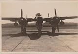 Photograph Vintage, Japan Occupation, P-61 Airplane, Niigata, Original